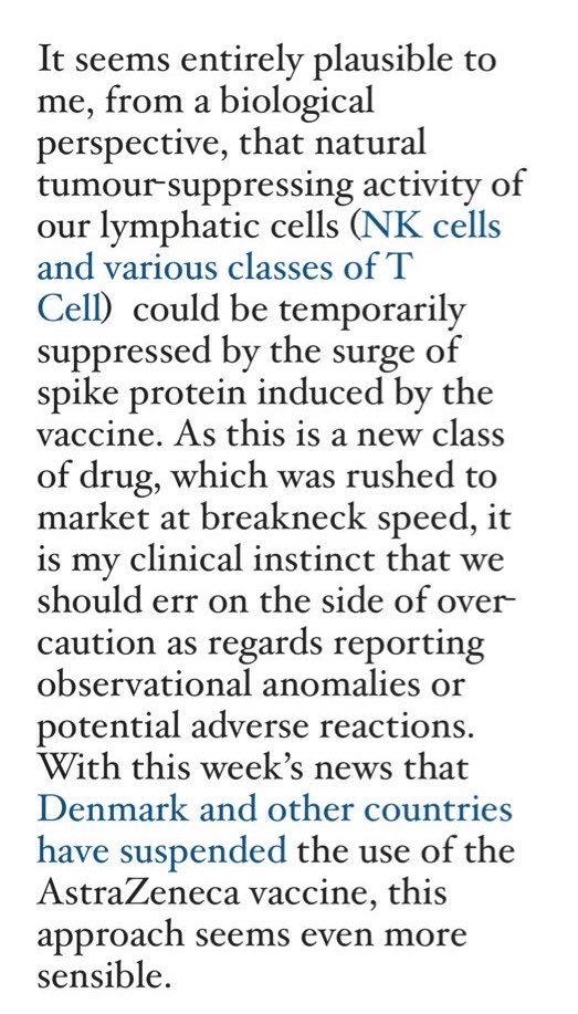 DaveSpart692579's tweet photo. @poisonapplz @vaccine81097956 Some doctors noticed something was amiss way back in 2021. 
“Turbo” cancer could result when the Immune System is shut down &amp; previously quiescent/ suppressed cancer cells are reactivated. https://t.co/CCYCcF9acB