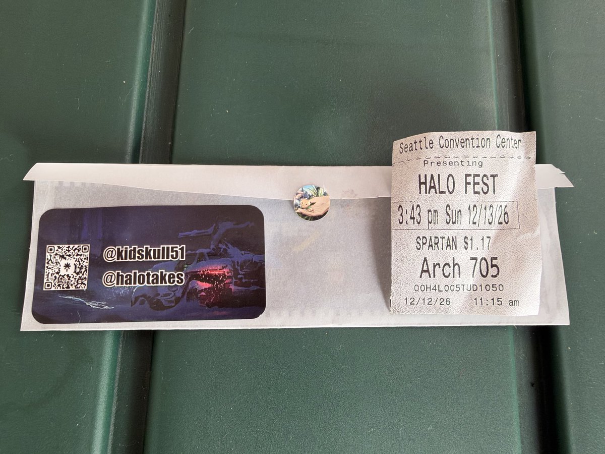 Kidskull51's tweet photo. Tis time to announce the Two! Projects I'm giving out at Halo Fest this year!

This first one was a side project and was not intended to happen but I made it happen. If you know of the IMAX film strips that have been given out at movie theaters. I decided to make my own, but in Halo fashion!  they aren’t exactly one-to-one IMAX size, but big enough to where you can enjoy the designs and Easter eggs on them.

You can actually start to earn these Wednesday from the mopop experience to the community social Thursday all throughout Halo Fest.  But you need to obtain a movie ticket and once you have that, you come to me and get your strip. All pictures of these down below and more info on it later.

The next project for this year is the main one for Fest specifically. As you know i’ve done the coins, dogtags and pogs in past years.

This is year I’m doing, something a little bit festive and in theme since we are two weeks from a major holiday. I'm doing custom made Christmas ornaments! they are designed by different artists in the Halo community and themed after popular scenes from iconic Christmas movies like Homealone, Christmas vacation, A wonderful life and how the Grinch stole Christmas but done with Halo characters as you can see in the pictures below. You can also earn a secret Christmas Daisy bear pin randomly in the stockings.

As usual, this is just the announcement to show everything off. We are still two months out, and I will give full detail on how to obtain everything  and how many I have come November so keep an eye out on my X here so you dont miss out on how to get these exclusive items!

Expect things to be similar, like previous years If you have questions let me know thank you and can't wait to see everyone again this year!