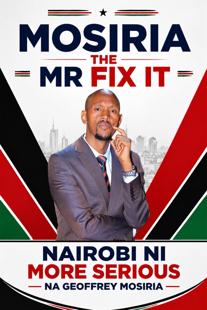 BrianAmos163922's tweet photo. Dr. Geoffrey Mosiria, Chief Officer Nairobi, has declared his interest in the Nairobi gubernatorial seat, with a vision to transform the city. After his efforts as Chief Officer, he now seeks a bigger mandate to continue his work and help fix Nairobi.@HonMosiria #MrEmpty #HMIS https://t.co/ZhJHcPfTN3