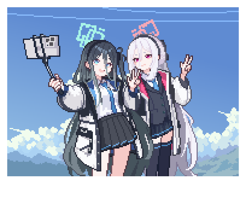lav2pix's tweet photo. #ブルアカ #ドット絵 📷 https://t.co/KxCIRSzDQ7