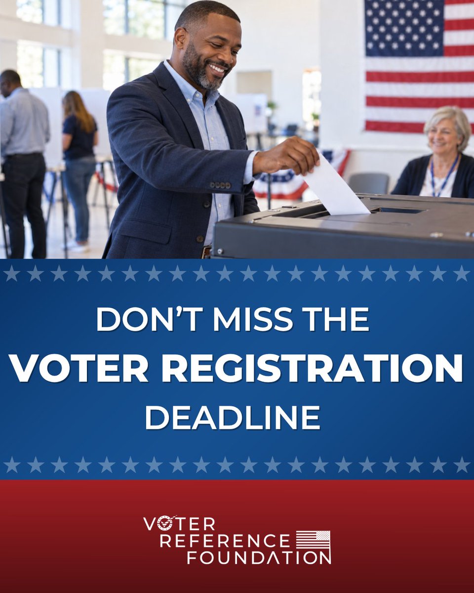 VoteReference's tweet photo. West Virginia: Tomorrow is the voter registration deadline! Use WV's official website to get registered: https://t.co/ujpJCuoLwG https://t.co/K6l2YodpJp