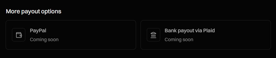 usemoneyx's tweet photo. PayPal and bank payouts are coming to Money.

Today your coin's creator fees pay out through X Money or USDG. 

Next up: claim straight to PayPal or your bank account.

Available outside the US first. https://t.co/yRSyP57Dnx