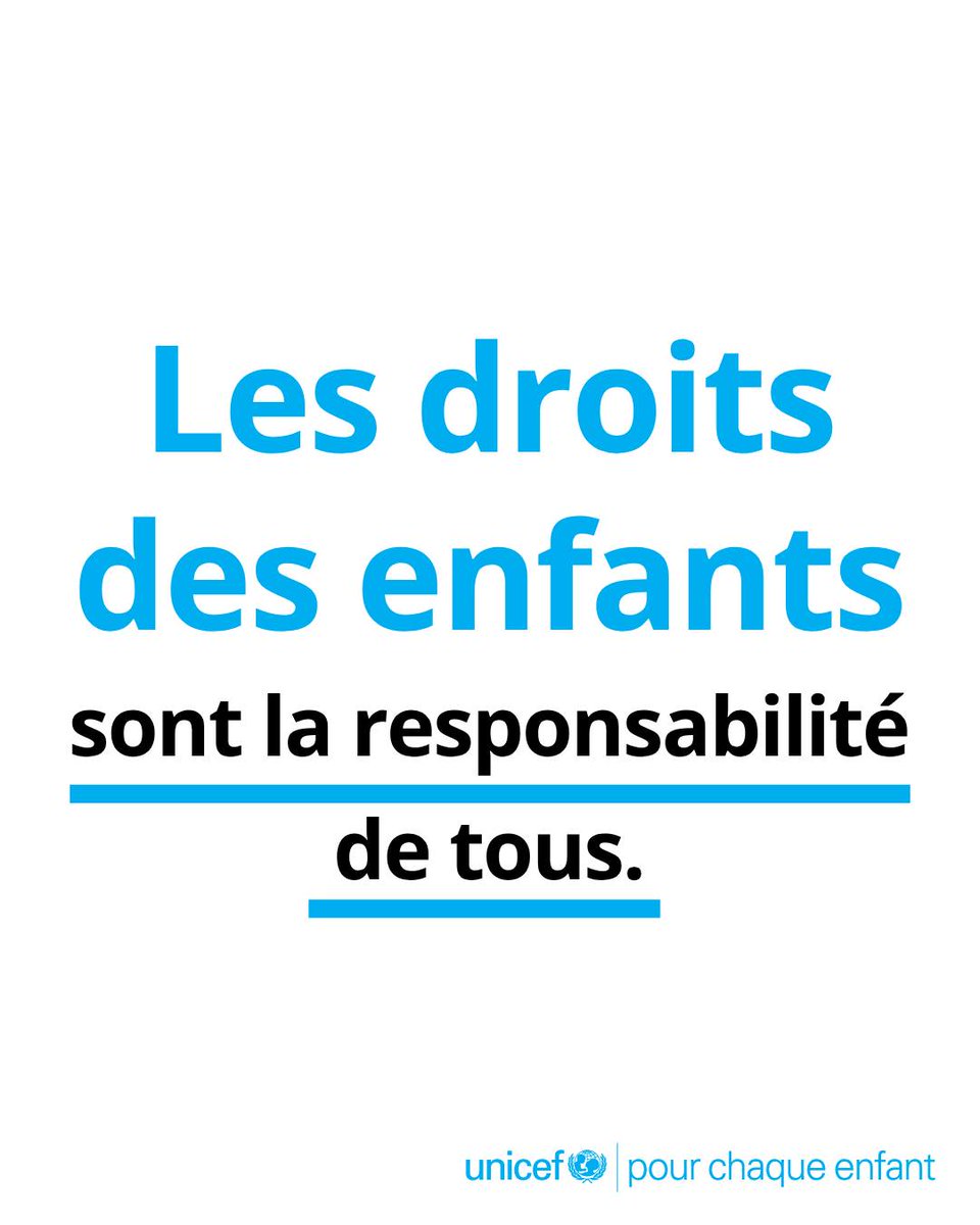 ONU_fr's tweet photo. Le droit international protège les enfants.

Pourtant, les conflits, le changement climatique et d’autres crises continuent de bafouer leurs droits et de mettre leur avenir en péril.

Protéger les droits des enfants est une responsabilité partagée, rappelle l'@UNICEF_FR. https://t.co/XYtXqvj6j6