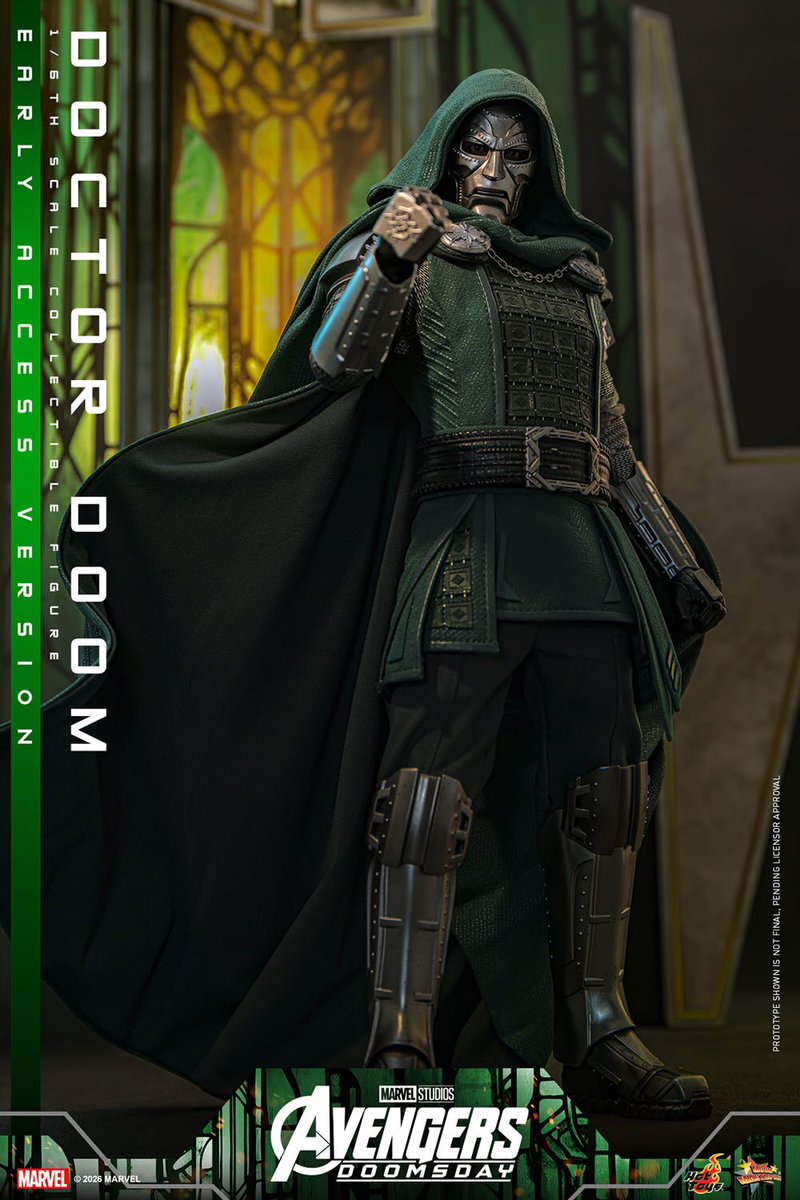 ProjectHurts's tweet photo. It seems like Hot Toys Doctor Doom 1/6 scale is going to start shipping sometime October.

On strictly collectibles, it says that Hot Toys Doctor Doom will ship/deliver between October 7-9 when on Google. However, when you press the link, the date disappears. But, when I check ebay, it also says October 7-9. 

I might have to pull the trigger now. If I wait that shit gonna be GONE and listed at a ridiculous price elsewhere. 😭

#AvengersDoomsday