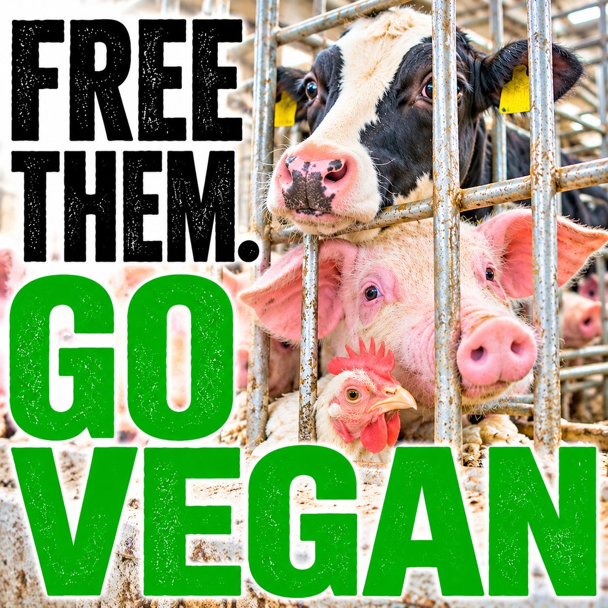 lwb22028's tweet photo. #GoVegan #BeVegan #WhyVegan #Vegan #AnimalRights #Animal #비건 #채식 #비건채식 EVERY ANIMAL FEELS PAIN. Animals are not Food. Meat is Murder Go Vegan. Choose Compassion Choose Vegan. be vegan. why vegan. Meat is Animal Cruelty. Meat is Violence. https://t.co/zvaAxKgqiY