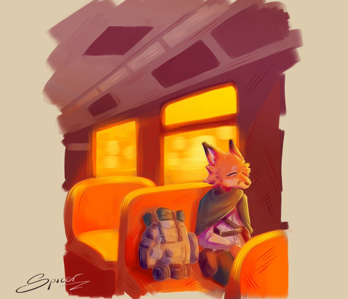 GenSpidzur's tweet photo. Travel Fox
#fox #art #furryart #digitalart #digitalartist #furryartist https://t.co/5GJvUMEBwc