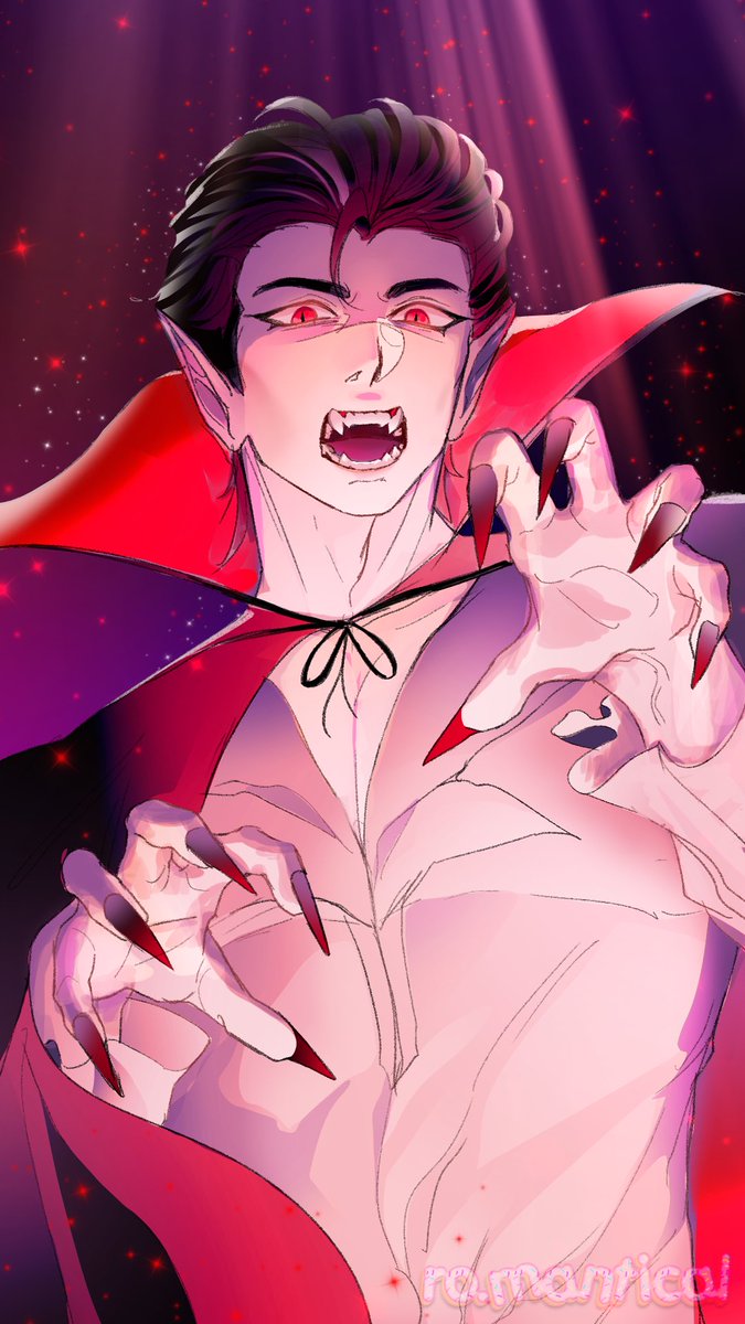 ro_mantical's tweet photo. The fanart vs the character https://t.co/8aaur05fSi