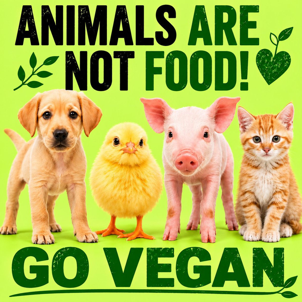 lwb22028's tweet photo. #GoVegan #BeVegan #WhyVegan #Vegan #AnimalRights #Animal #비건 #채식 #비건채식 EVERY ANIMAL FEELS PAIN. Animals are not Food. Meat is Murder Go Vegan. Choose Compassion Choose Vegan. be vegan. why vegan. Meat is Animal Cruelty. Meat is Violence. https://t.co/PKbI7khOTE