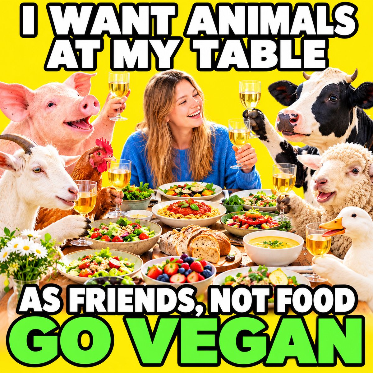lwb22028's tweet photo. #GoVegan #BeVegan #WhyVegan #Vegan #AnimalRights #Animal #비건 #채식 #비건채식 EVERY ANIMAL FEELS PAIN. Animals are not Food. Meat is Murder Go Vegan. Choose Compassion Choose Vegan. be vegan. why vegan. Meat is Animal Cruelty. Meat is Violence. https://t.co/ehAlqUriKT