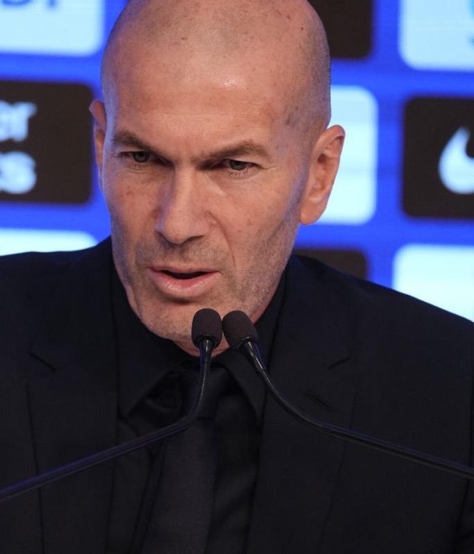 FullTimeX_'s tweet photo. 🚨🗣️ Zidane on celebrating Olise goals differently:

🗣️ Reporter: "We've never seen you celebrate goals they way you celebrated Olise's last two goals, why was that?"

🗣️ Zidane: "You will celebrate more than me because, the goal against Belgium was a solo and an unbelievable goal, the one against Italy was a crossbar free kick. I love the kind of player he is and the goals he scores"

"There are things that derives me to celebrate goals"