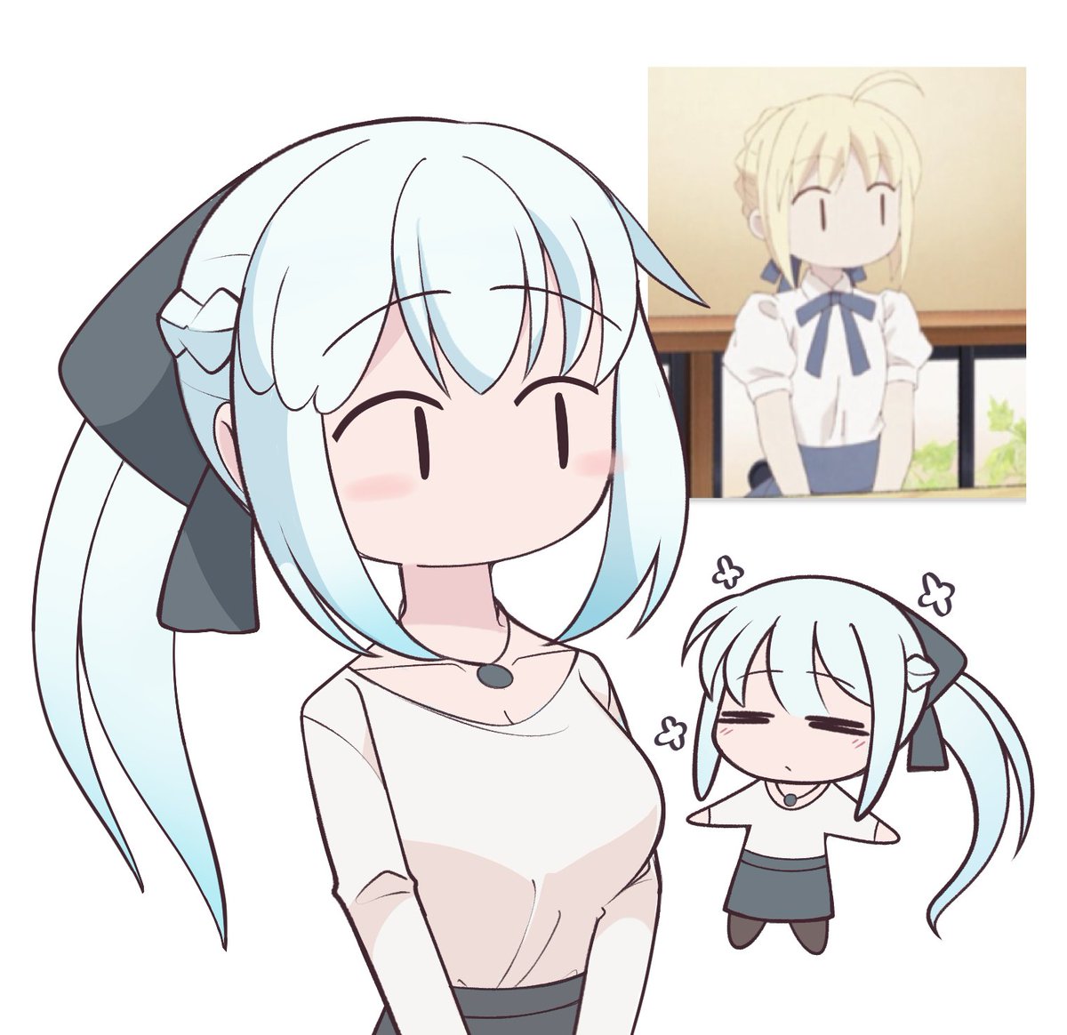 lrl23wznet74220's tweet photo. 妹の真似をするモルママ集 https://t.co/G86qHnryB0
