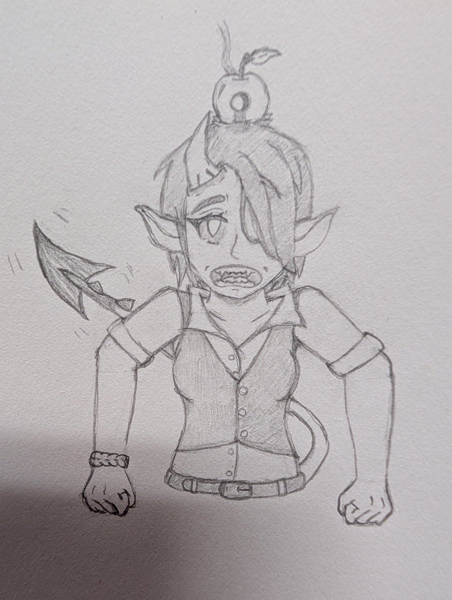 drdew28's tweet photo. Inktober challenge day 1 apple https://t.co/L3vuIvMHD7