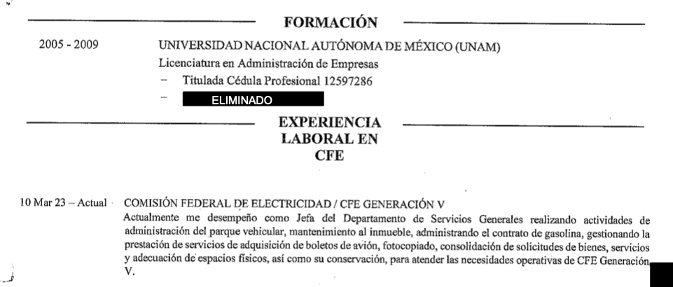 SerchRincon's tweet photo. Ana Isabel Ledesma Nebradt pasó de gestionar el parque vehicular y el fotocopiado, a la jefatura de administración y finanzas de @CFEmx, con un sueldo de 151 mil pesos. 

El asceso se habría dado con ayuda de su pareja, el director Juan Cuevas Villagómez.

@MarioMal https://t.co/AXNTk0f2Zu