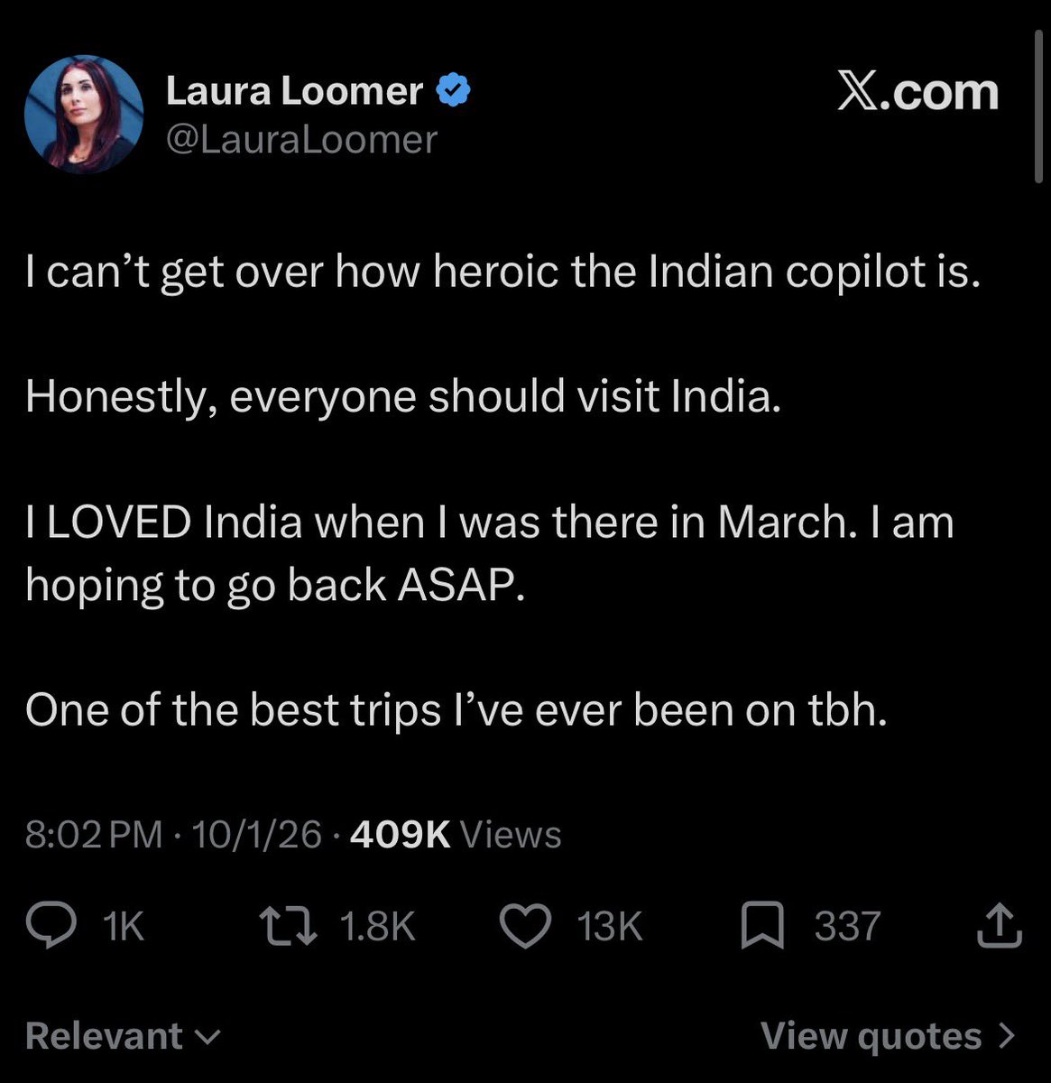 pokiman69420's tweet photo. @LauraLoomer Bruh https://t.co/qxKwTvFPom