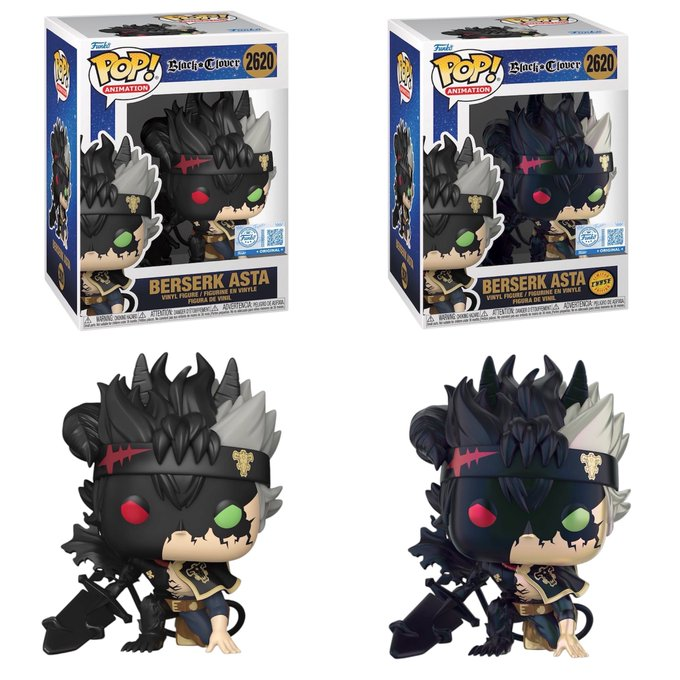 xSnxwyy's tweet photo. 🚨 ♣️ OFFICIAL: BRAND NEW Black Clover Funko Pop revealed to celebrate Season 2! 🔥

Black Clover Berserk Asta https://t.co/QvcAver24b