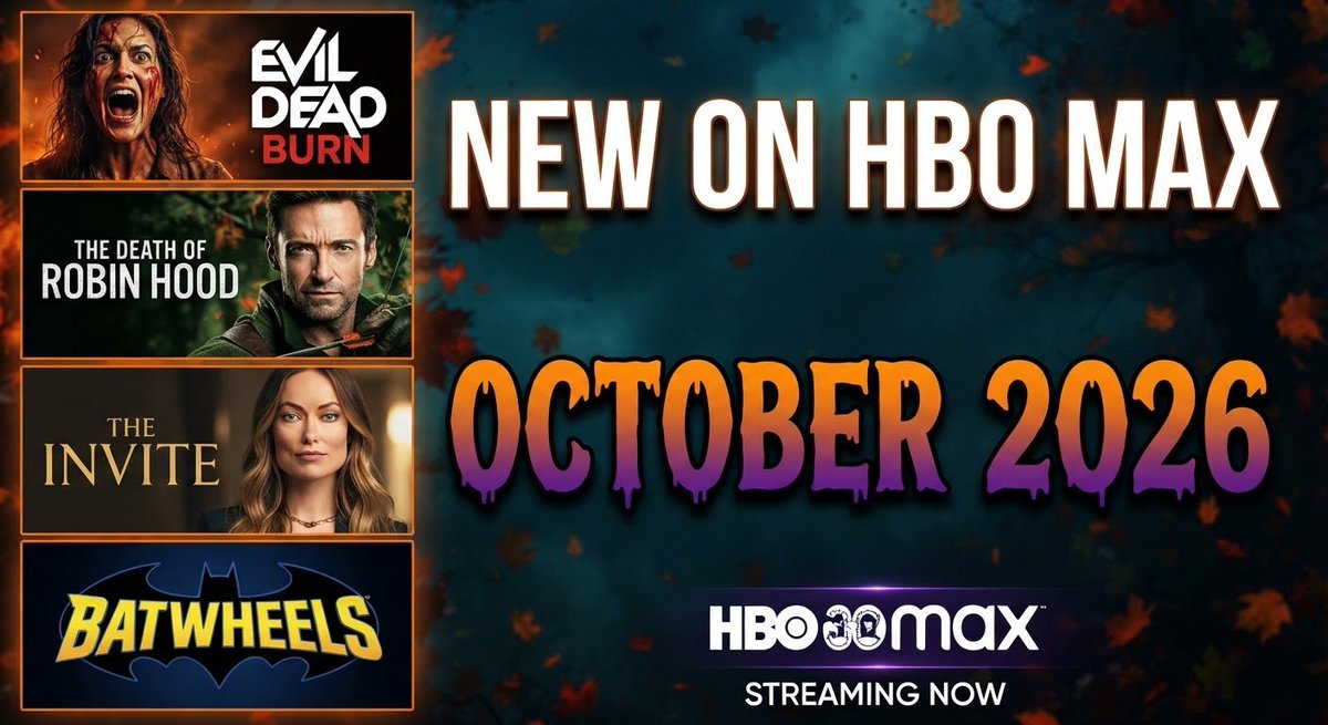 Rabillionx's tweet photo. New Arrivals for HBO Max October 2026
Full blog;👇 
https://t.co/3JYDI5Y3RW https://t.co/iWeY6pXLfI