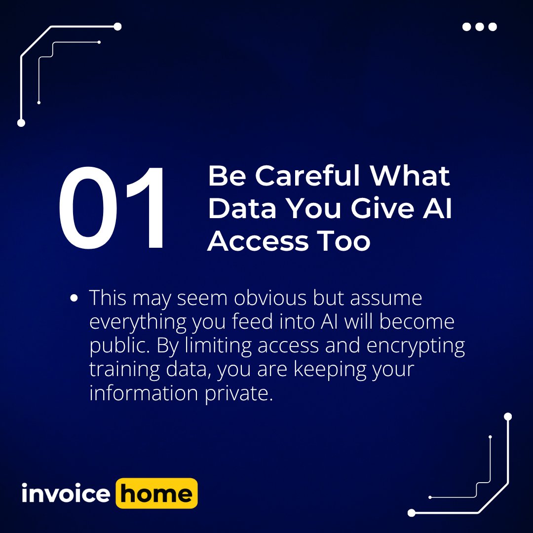 InvoiceHome's tweet photo. Happy Cybersecurity Awareness Month! Here are a few simple ways to stay protected! https://t.co/uM1kWLGxMf