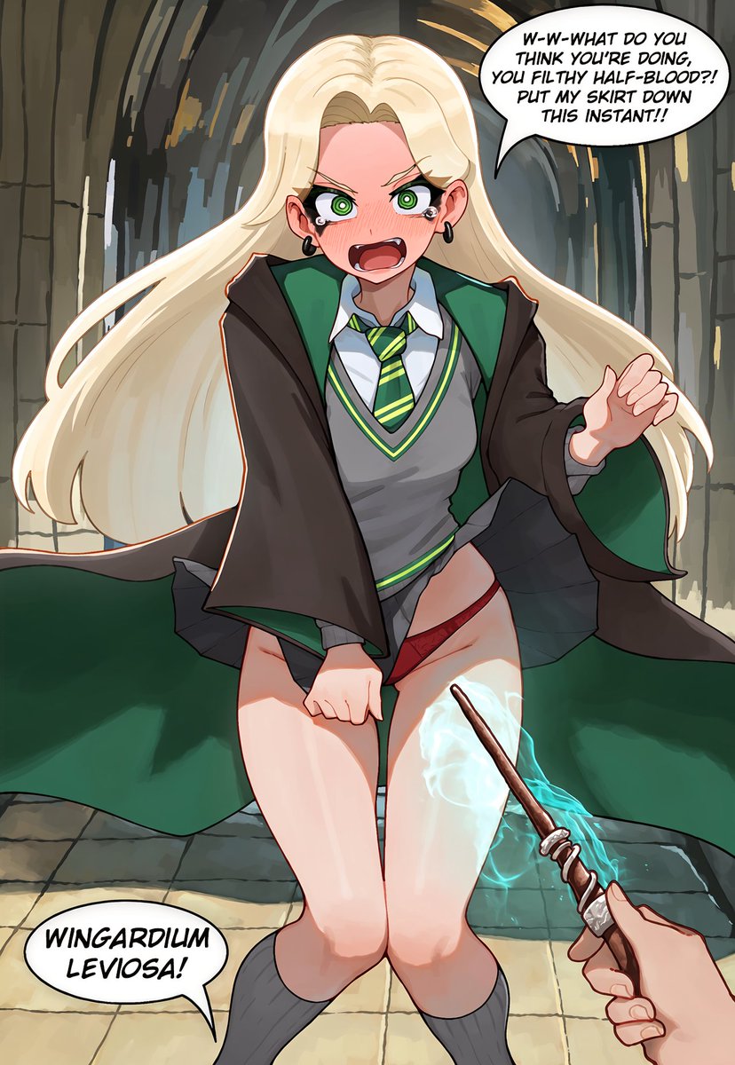 kuronephos's tweet photo. Malfoid thinks she has the upper "foot" (2/2) 

#malfoid #malfoy https://t.co/608lXtuXOZ