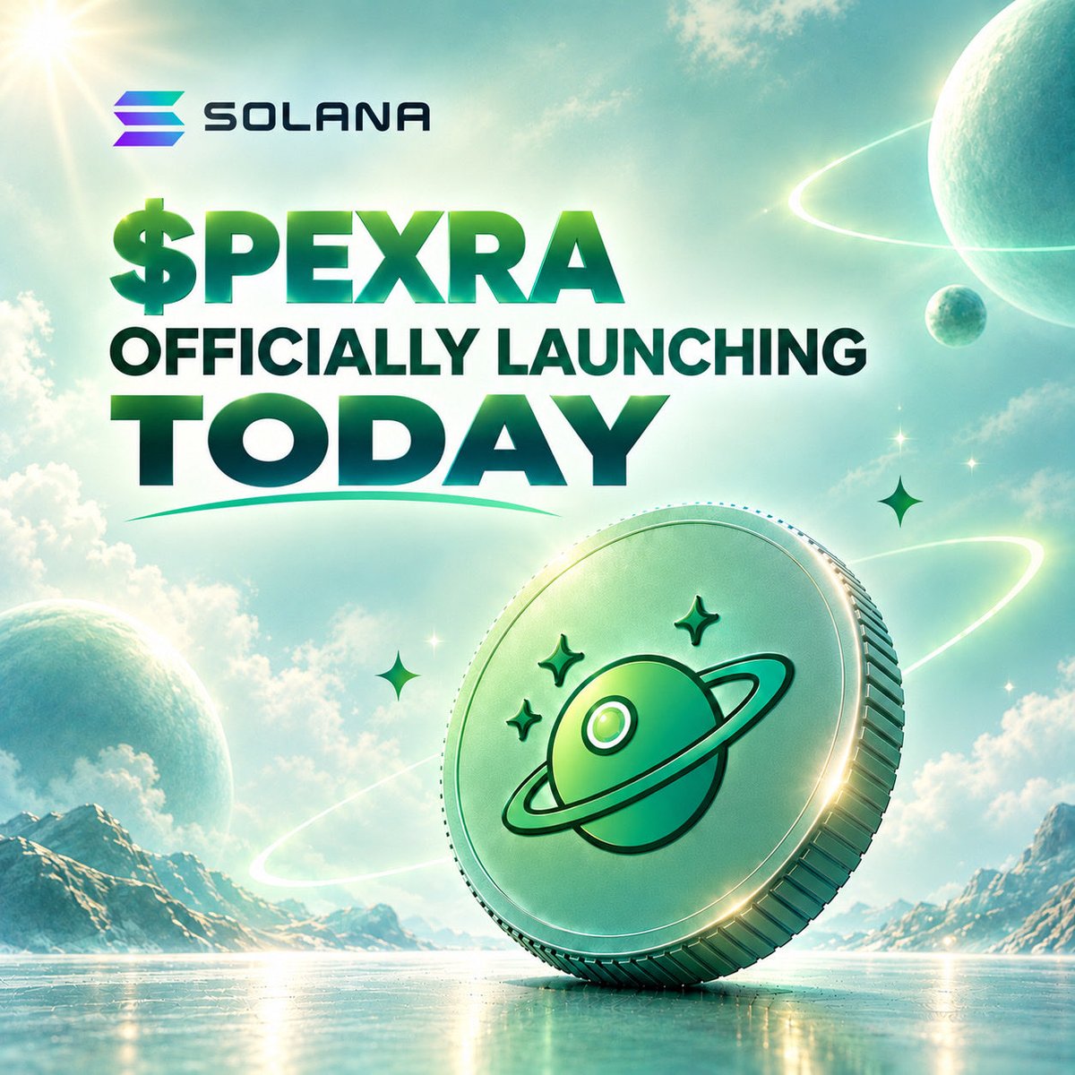 PexraFun's tweet photo. We are launching Today at 14:00 UTC 🪐

$PEXRA is a decentralized meme coin built on #Solana

First 2,000 Address 12,000,000 $PEXRA
Follow, like, RT (Drop your $SOL wallet)

Snapshots 12 hours https://t.co/AGG8AO8rna