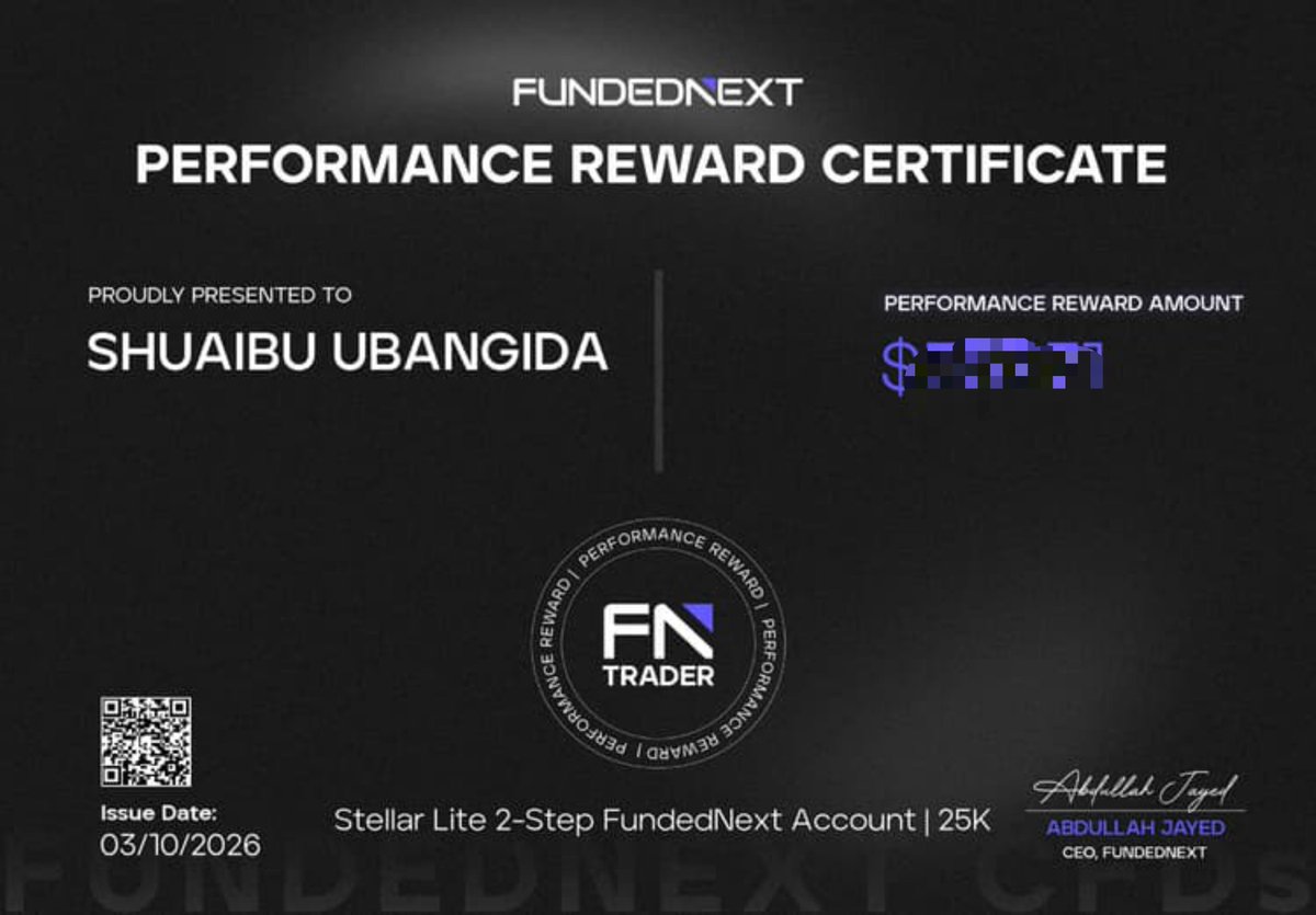 Range___Trader's tweet photo. 4th payout from @FundedNext received💰

This is exactly what I like to see

Requested the Performance Reward and it was disbursed in just 1 minute 57 seconds. No unnecessary waiting, no stress just a smooth process

Four payouts in, and @FundedNext continues to deliver🤝

When a firm backs its traders, you notice