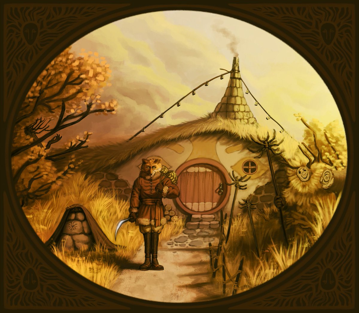 Red_safe_boi's tweet photo. Day 2: "Folklore"  

You are not welcome here 🦊 https://t.co/73sheVkzKb