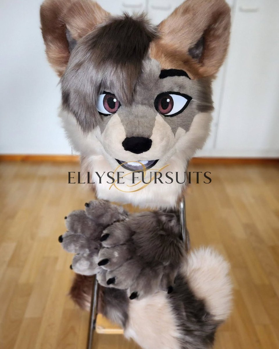 EllyseButttler's tweet photo. I finished a raccoon fursuit mini partial, I've just moved homes recently so it's been very chaotic but I'm hoping to get everything sorted out next week🙏😅 #fursuit #raccoonfursuit #fursuitmaker #furry #commission https://t.co/bNW1DmFf69