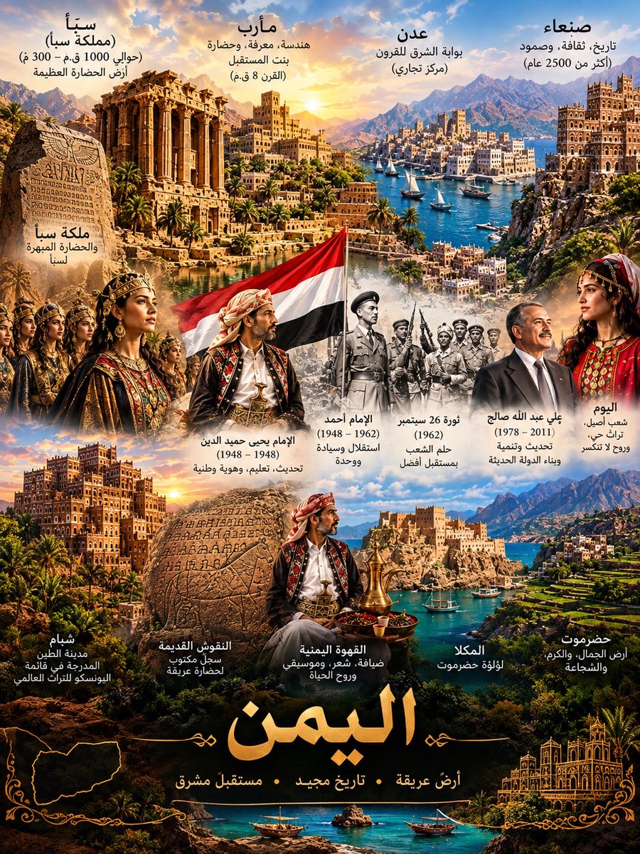 EDahbali's tweet photo. اليمن هي التاريخ 🇾🇪❤️ https://t.co/2opPRXUZL5