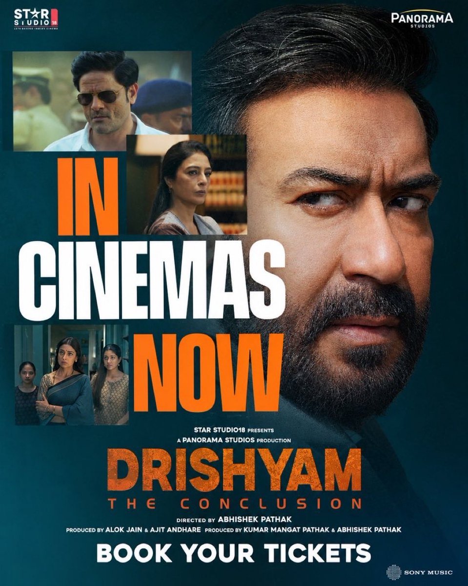 TamilDelight's tweet photo. #DelightReview : #DrishyamTheConclusion ✨👌

Crime thriller + family drama genre-la, #Drishyam oda biggest strength first 2 parts build pannina world & characters. 

Especially first part-la oru simple family epdi oru unexpected crime situation-la maatikittu thapichadhu , 2nd part-la adhe family thappichadha epdi protect pannanga nu explore pannadhu &  indha setup therinjirundha indha 3rd conclusion gira Hindi version-a innum interesting-ah enjoy panna mudiyum.

Core plot simple but gripping — oru ordinary family, oru unexpected incident, adha cover panna father podra plan… police investigation one side-la tighten aagite pogum, family one side-la pressure handle pannite irukkum. 

Story oda real kick yenna na , hero-villain template illaama, family-a protect panna oru normal man evlo far pogiraan nu kaamikradhu.

Hindi version-la emotions + investigation portions nalla balance pannirukanga. Already story therinjavangalukkum tension maintain aagudhu, climax varaikum engagement drop aagala. 

Simple setup, smart writing, solid suspense proper family crime thriller! 👌🏼🔥

#Drishyam3 #TamilDelight