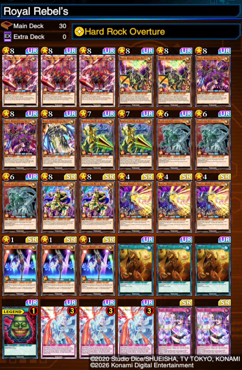 DiuanPL's tweet photo. 2nd place Rush Duel Dynasty #49

R1 Red-Eyes Meteor OO
R2 Skysavior OO
R3 Neos OO
SF Ether Flag OO
GF Ether Flag XOX https://t.co/w9gXQjB4Sq