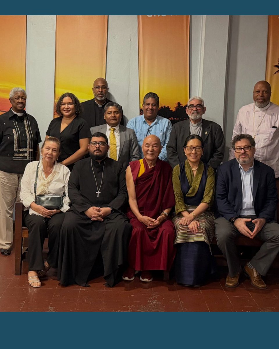SaveTibetOrg's tweet photo. “Pro Mundi Beneficio.” “For the Benefit of the World." 
 
The spirit of Panama's national motto was evident throughout Ven. Thubten Wangchen, Representative of His Holiness the @DalaiLama & the Central Tibetan Administration for Latin America, and ICT President Tencho Gyatso's visit to Panama from Sep. 30 to Oct. 2. 
 
From conversations with Panamanian government officials and civil society organizations to exchanges with journalists, students, scholars, community leaders, and other key stakeholders, the visit created opportunities to raise awareness about the situation in Tibet and China’s efforts to destroy Tibet’s distinct cultural, religious, and linguistic identity and heritage. 
 
Among the highlights of their visit was the distinct honor of meeting with Ambassador Kevin Marino Cabrera, the U.S. Ambassador to Panama, for a meaningful conversation on the importance of religious freedom and the preservation of language, culture, and identity.
 
The visit also gave Panamanians an opportunity to hear directly from the two Tibetan leaders about the experiences of Tibetans in exile and those living under Chinese oppression in Tibet. These stories and perspectives reached broader audiences through screenings of two documentaries, Free Tibet: Voices in Exile and The Sun Behind the Clouds, in Panama City and Colón.
 
More here: https://t.co/M8H1c87LoN

#tibet #panama #humanrights