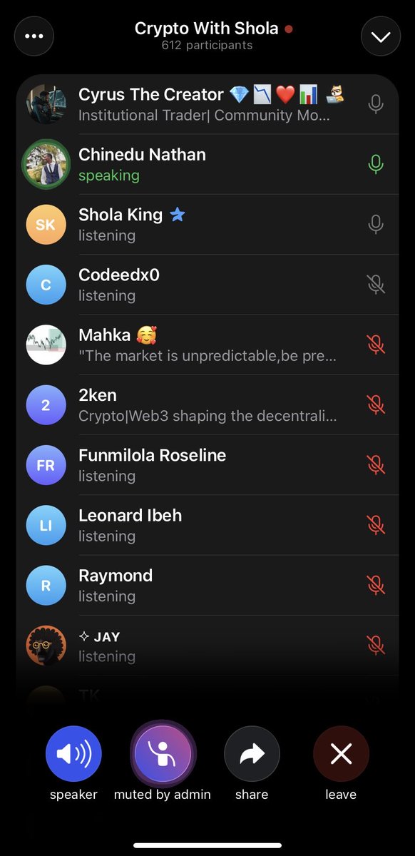 DceeSam1's tweet photo. Day 6 🔥 

#CryptoWithShola https://t.co/YcO8qKP5wm