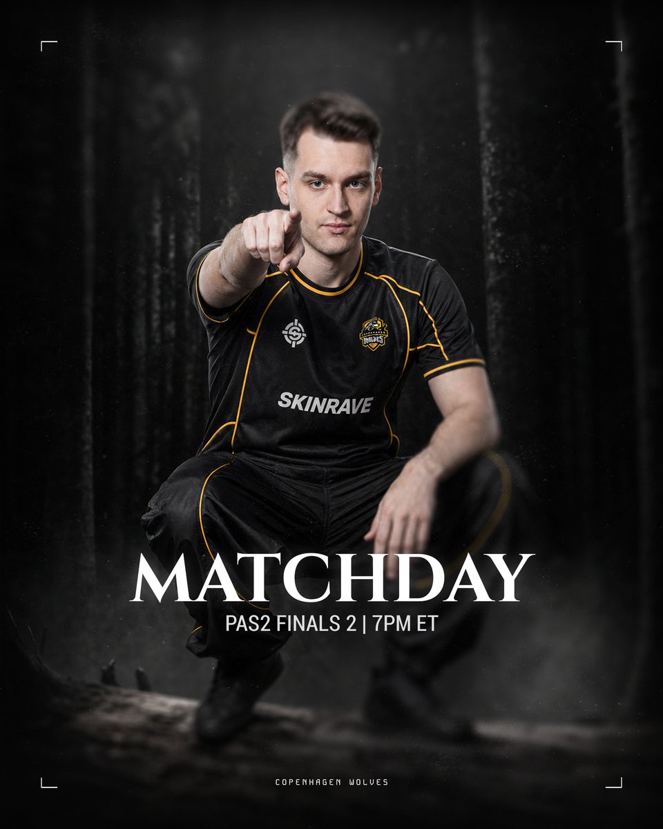 CPHWolves's tweet photo. This weekend, we fight for our spot at PGC 🇹🇷
Starting today at 7 PM ET.

#OnTheHunt 🐺 https://t.co/wlcYAHG9hU