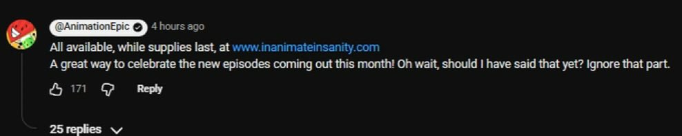OSCCentralNews's tweet photo. Multiple episodes of II will release this month

(Source: @AnimationEpic) https://t.co/NlgftXDGJn