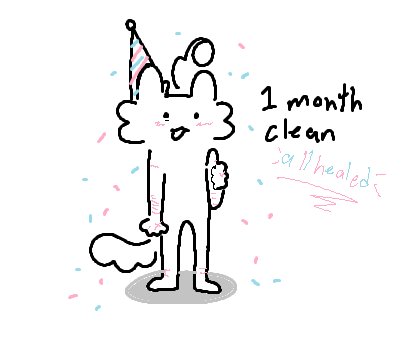 PinkPeriodChunk's tweet photo. Hey guys I thought I would let you tune into what's been going on

I been struggling with self harm due to depression anxiety BPD and OCD for the longest time and I finally hit 1 month and 1 week sober for the first time!! I hope to continue this streak, ty for supporting me!! https://t.co/rgVhEV3uYk