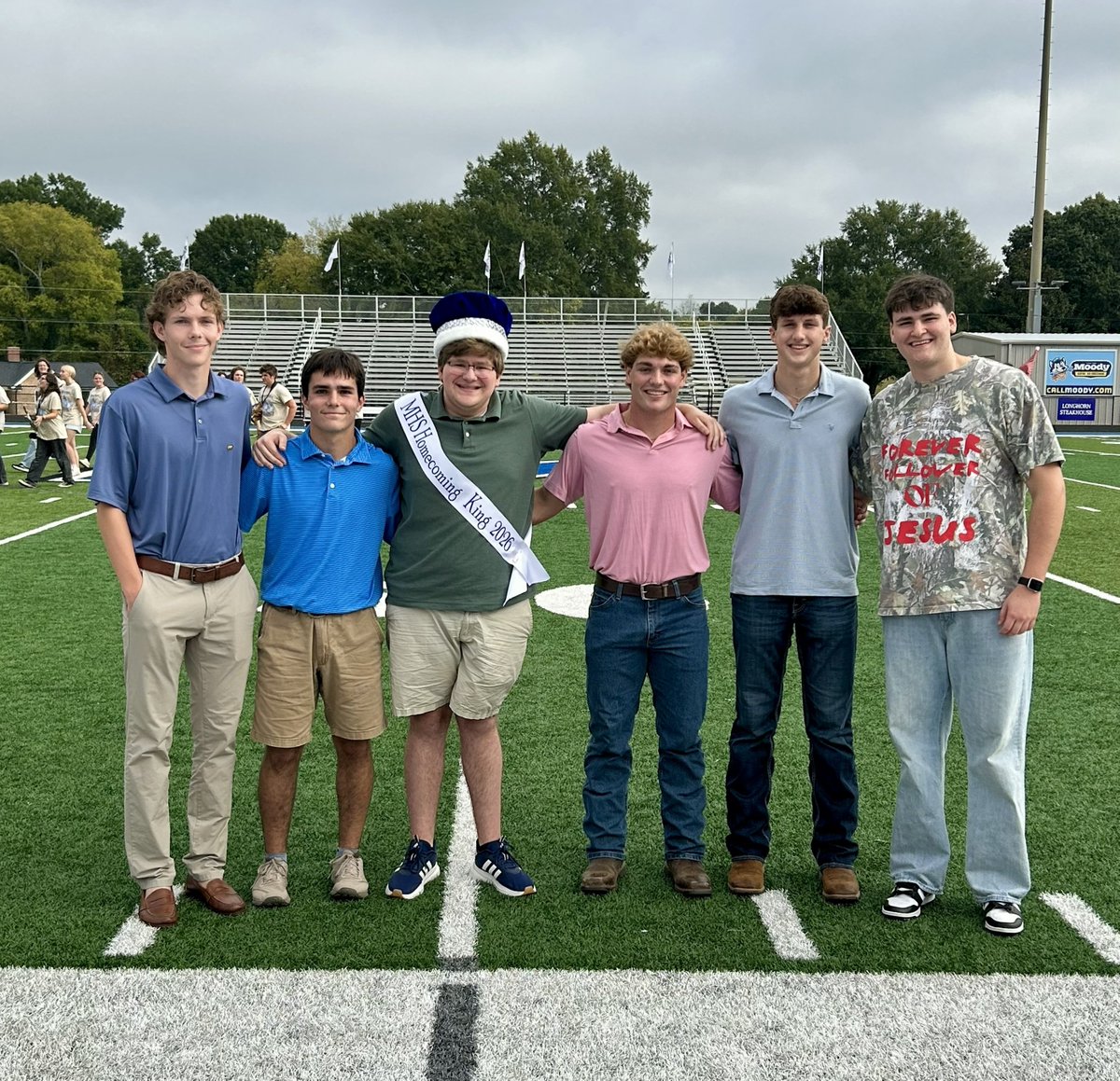 ModelHighDevils's tweet photo. 👑 The King and his court . . . Congratulations to Noah Avery, our 2026 Homecoming King. #HOCO2026 https://t.co/bNaUKHCWOH