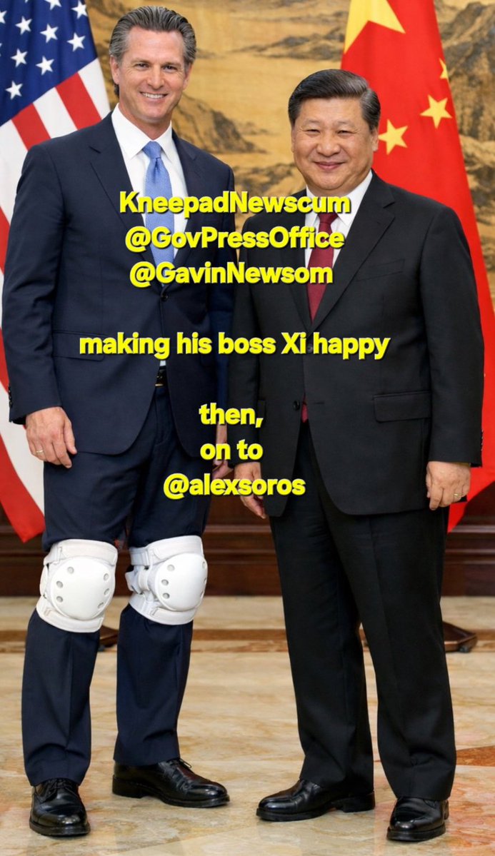 doyleadams81's tweet photo. @JoeConchaTV @GovPressOffice @GavinNewsom @SanFrancisoZone @Ilhan @POTUS @VP This you, #KneepadNewscum #PonziTyrantGavin @CAgovernor #CalQaedaUBL,(🇨🇳pet nuisance)UNPOTUS @GavinNewsom TACO (TakesAllChinaOrders)Xipuppet,🔥marshal Bill &🇮🇷💩💂♀️w/🐖pet @JenSiebelNewsom(UNFLOTUS) #DNCBourgeoisiePigNewsom #DNCCommieQaeda #DNCAlQaedaInsurgentNewsom?
@POTUS @VP https://t.co/LkRCvvEDOg
