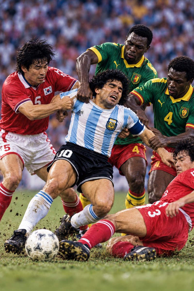 old_sportier's tweet photo. حسب إحصائيات الاتحاد الدولي لكرة القدم FIFA فإن دييغو مارادونا هو أكثر لاعب تعرض للضرب والخشونة في تاريخ بطولات كأس العالم https://t.co/bkr13Xu5mB