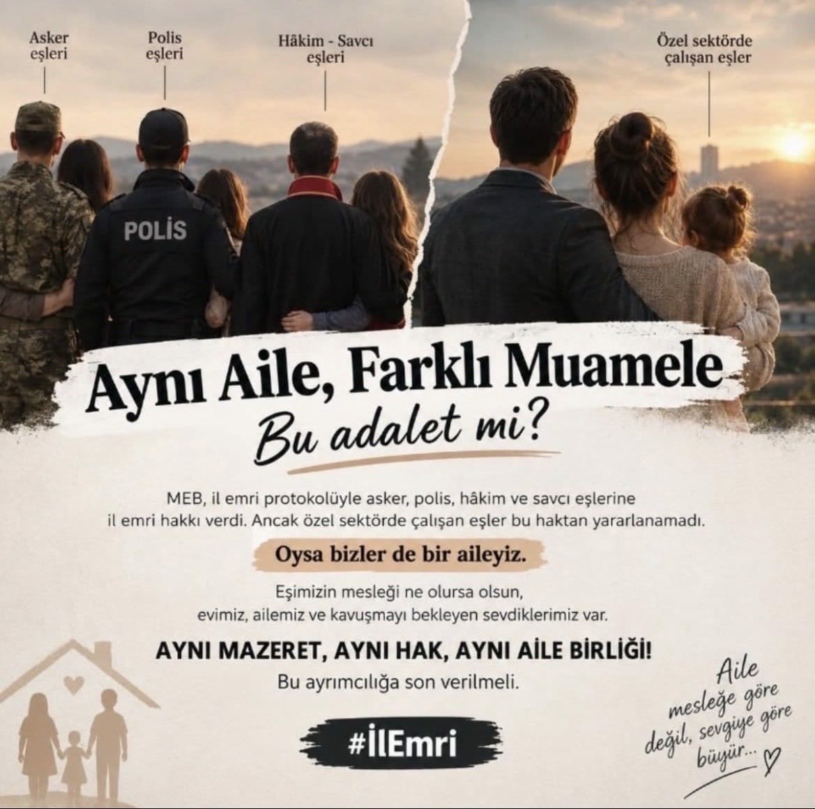 memetali2171's tweet photo. Sayın Vekilim,  #TBMMdeAileBirliği 🤝 Güvenli koşullarda yaşamamızı ve görev yapmamızı sağlayacak bir çözüm için girişimde bulunmanızı rica ediyoruz. 👨‍👩‍👧‍👦 @RTErdogan @Yusuf__Tekin @mhulkicevizoglu @yalimhalici @saffetsancakli https://t.co/gAHSCRpE5c