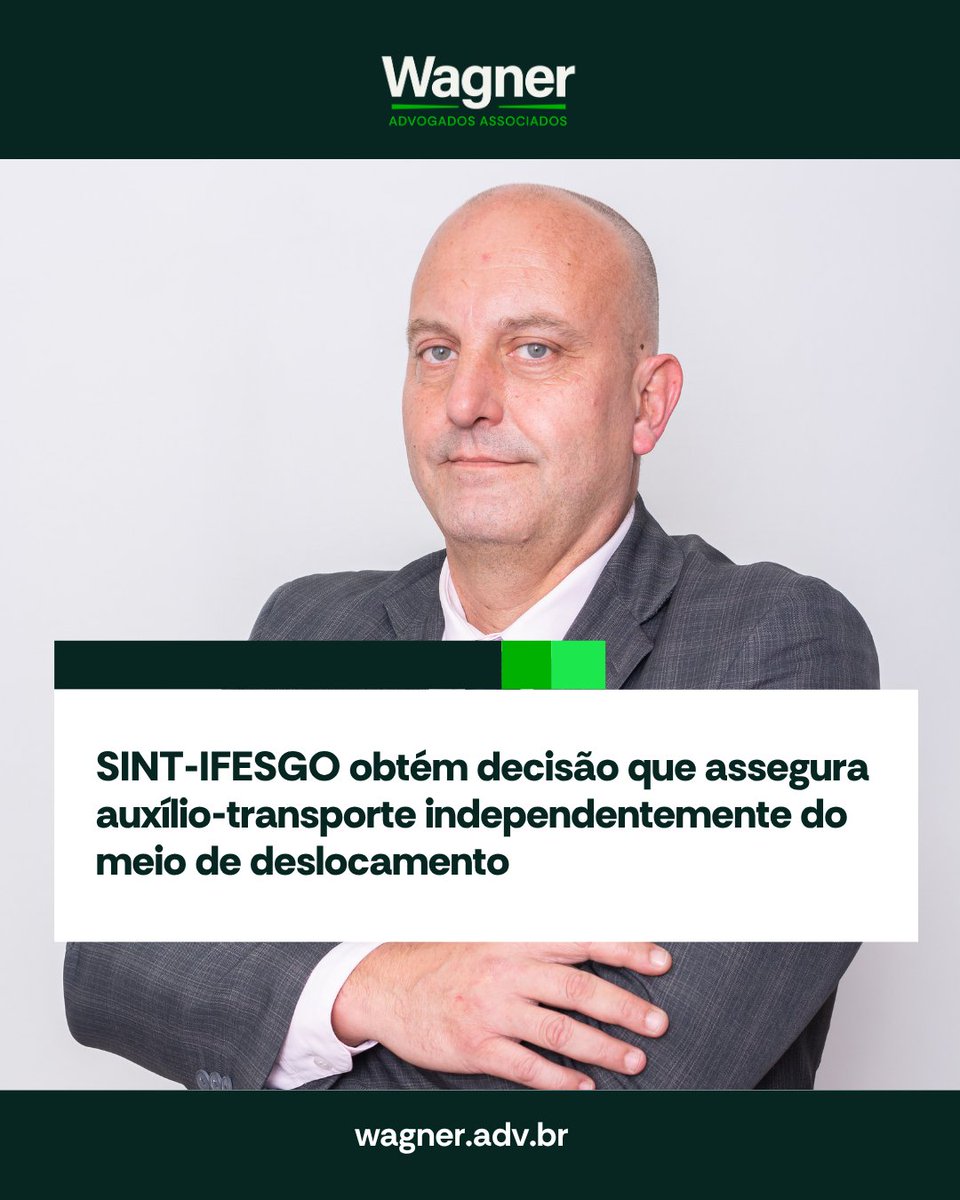 W_advogados's tweet photo. SINT-IFESGO obtém decisão que assegura auxílio-transporte independentemente do meio de deslocamento
🔗 https://t.co/PIlKd7V1ak
#SINTIFESGO #ServidorPúblico #AuxílioTransporte #DireitosDosServidores #TRF1 #WagnerAdvogados https://t.co/NRI7vlRpxu