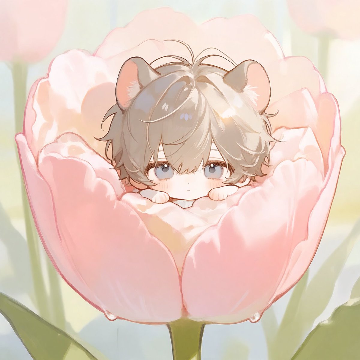 31wcq_'s tweet photo. 쥐...

chibi, micro size, tiny person, sleeping inside a giant tulip, curled up in flower petals, cozy, resting, closed eyes, serene expression, cute mouse ears, mouse tail, (macro shot:1.3), soft sunlight filtering through petals, translucent petals, dew drops, morning light, https://t.co/b7qqx0D8em