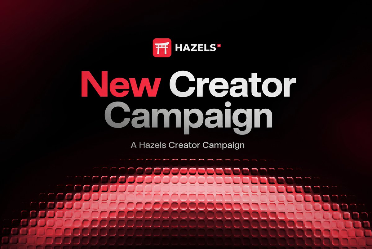 0xhazels's tweet photo. New Creator Campaign | @0xhazels 

$7,500 USDT Hazels Creator Campaign is now live: 

Campaign Details: 

Reward Pool → $7,500 USDT
Campaign Type → Contribution
Eligibility → Top 100 Creators
Start → Oct 2, 2026 · 17:00 UTC
End → Nov 3, 2026 · 00:00 UTC

Applications on Studio ↓