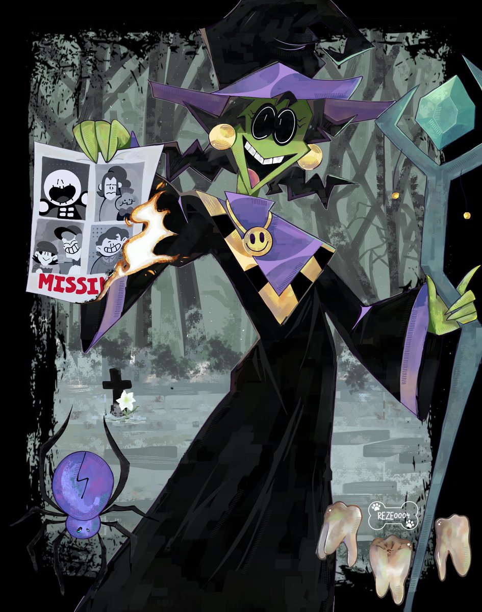 Reze0004's tweet photo. 🕷🌲 #Spookymonth https://t.co/SpvJ6J3HMr