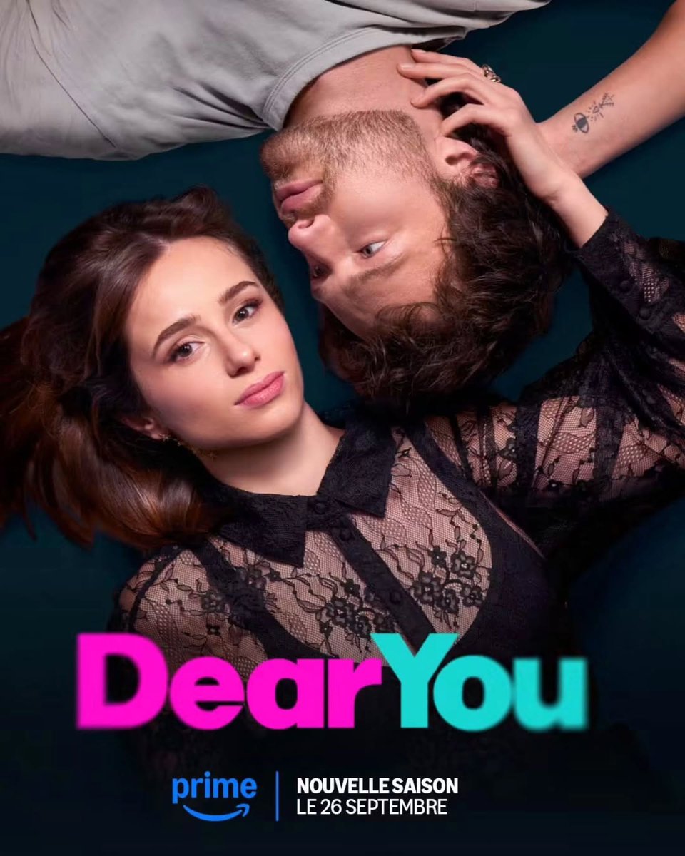 leeh_pb's tweet photo. Photo by À l’Affiche on August 31, 2026. May be an image of people, a screen, a poster, and text reading: “Dear You, new season, September 26. https://t.co/7hDf1I9Dlw