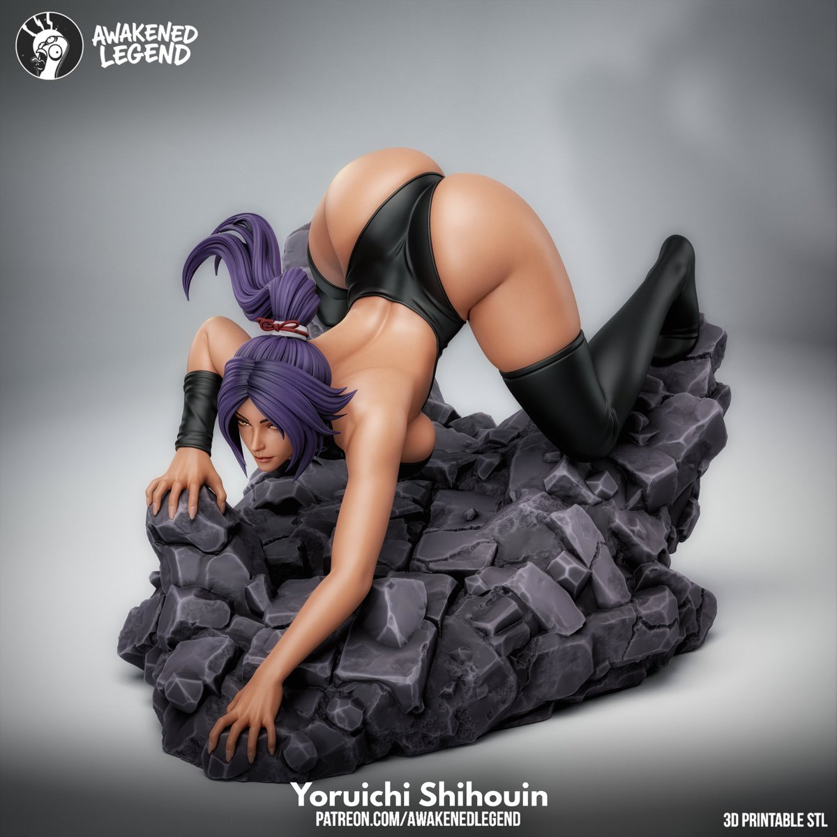 AwakenedLegend0's tweet photo. Yoruichi Shihouin is now available on my patreon 
induding her 3 different versions and 2 head switch-out
portraits.
Hope you like how she turned out!
#YoruichiShihouin #Bleach #3DPrinting #STL https://t.co/3m1eEqPTU1