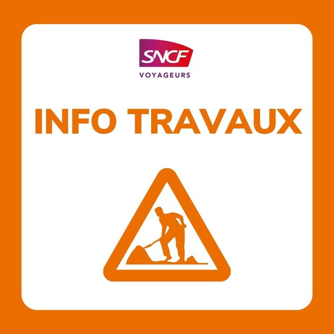 TERNouvelleAQ's tweet photo. 2️⃣0️⃣h, c'est fini pour aujourd'hui 📴
⚠️ Rappel : d'importants travaux imposent une interruption du trafic #Libourne ↔ #Coutras du 03/10 à midi au 04/10 à midi.
Des cars de substitution sont prévus pour les voyageurs ne pouvant différer leur voyage.
Bon weekend 🙋🏻♂️
Jordi https://t.co/zGINjLafcb