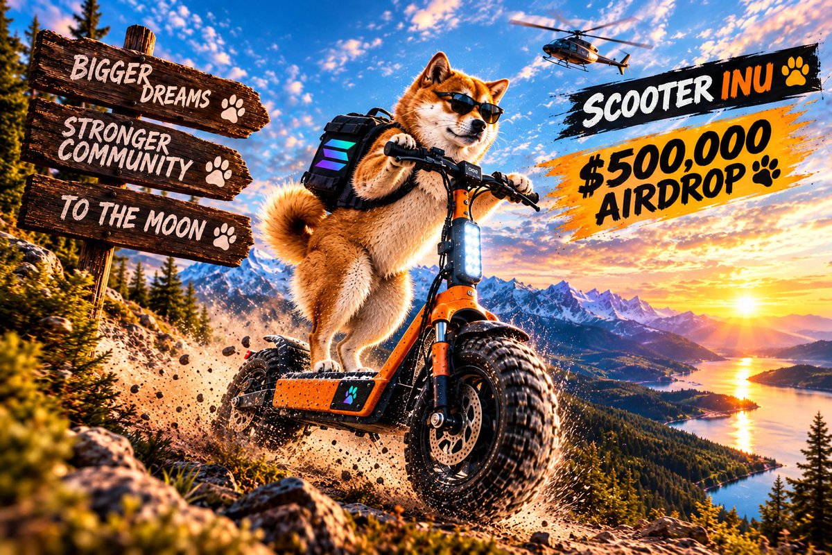 ScooterInu's tweet photo. Just comment your Solana $SOL address &amp; RT PINNED POST ♻️

Every wallet gets 125,000 $SctrInu 🪂

First 1000 wallets ⬇️ #Airdrop https://t.co/DHTKm0XwVT
