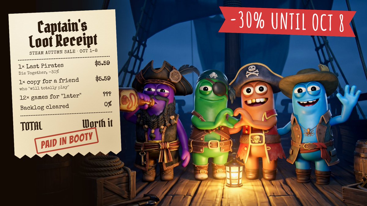 RetroStyleGames's tweet photo. Steam Autumn Sale is HERE 🍂 
Wallets are crying, and backlog just got a little longer..

So, what did you grab?
Show us your haul below 👇 

#SteamAutumnSale #indiedev #gamedev https://t.co/3l2uEBKh8B