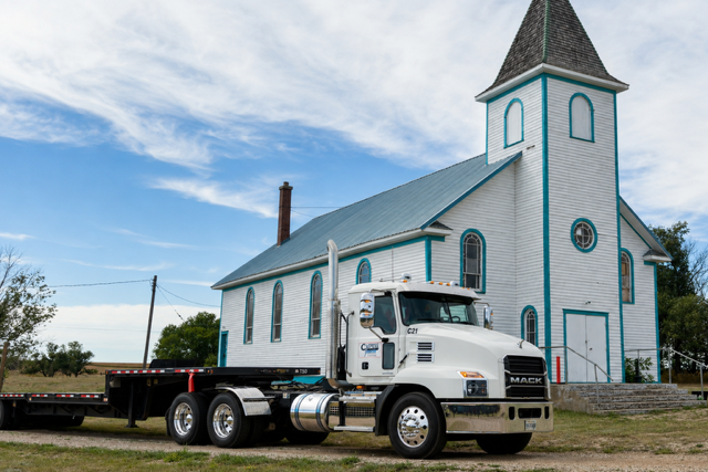 RedheadEquip's tweet photo. Small town views. 🤩 

📸 Photo Credit: Cypress Paving 

#redheadequipment #growbuildhaul #macktrucks #saskatchewan https://t.co/CbAFPsmr1k