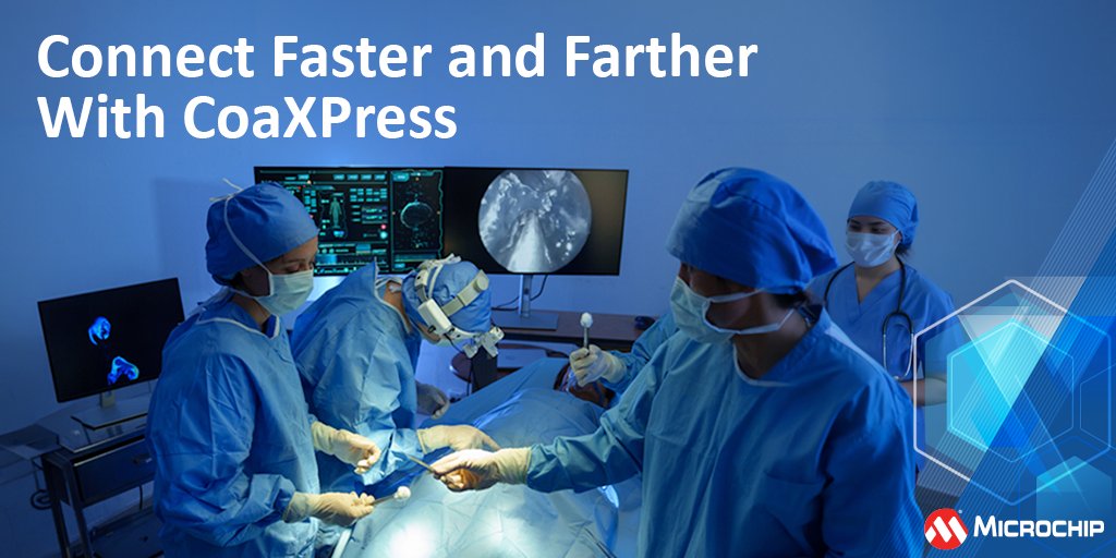 MicrochipTech's tweet photo. Deterministic. Long reach. Simple design. See why CoaXPress keeps vision systems moving. Read more: https://t.co/dfGkkPvOq6. #Microchip #MCHP_CoaXPress #AI_Vision #CoaXPressSolutions #CoaXPress_Connectivity https://t.co/VRzZGtnfG0