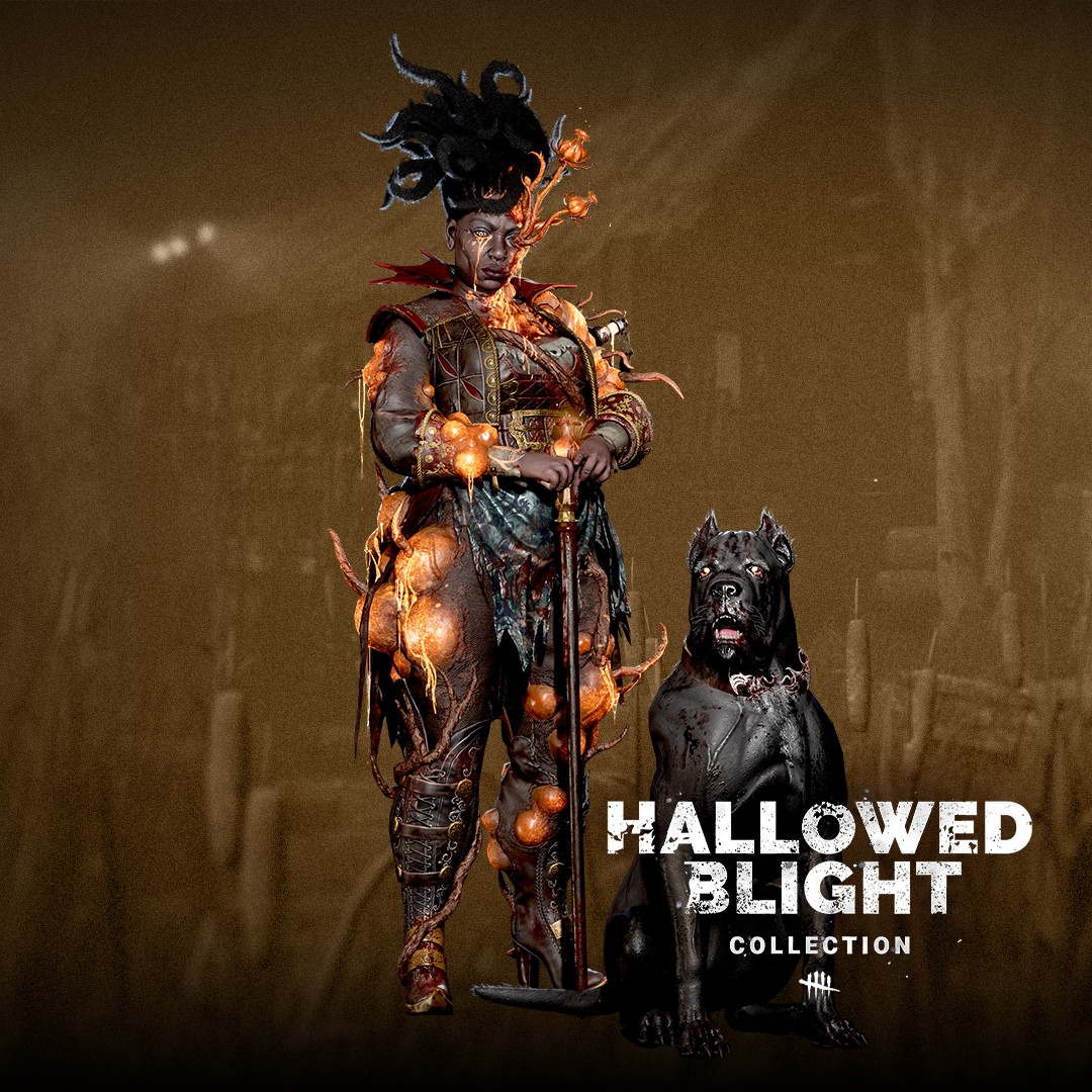 DeadbyDaylight's tweet photo. In this horror movie, blight makes right.
The Hallowed Blight is back again with terrifying new Outfits for The Slasher, The Houndmaster, and The Knight. @JasonUniverse13 https://t.co/Vb03xZGOJT